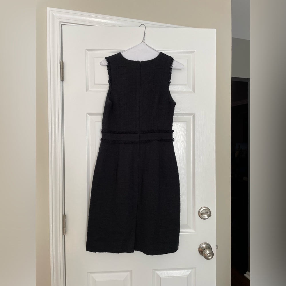 Black J. Crew Tweed Dress